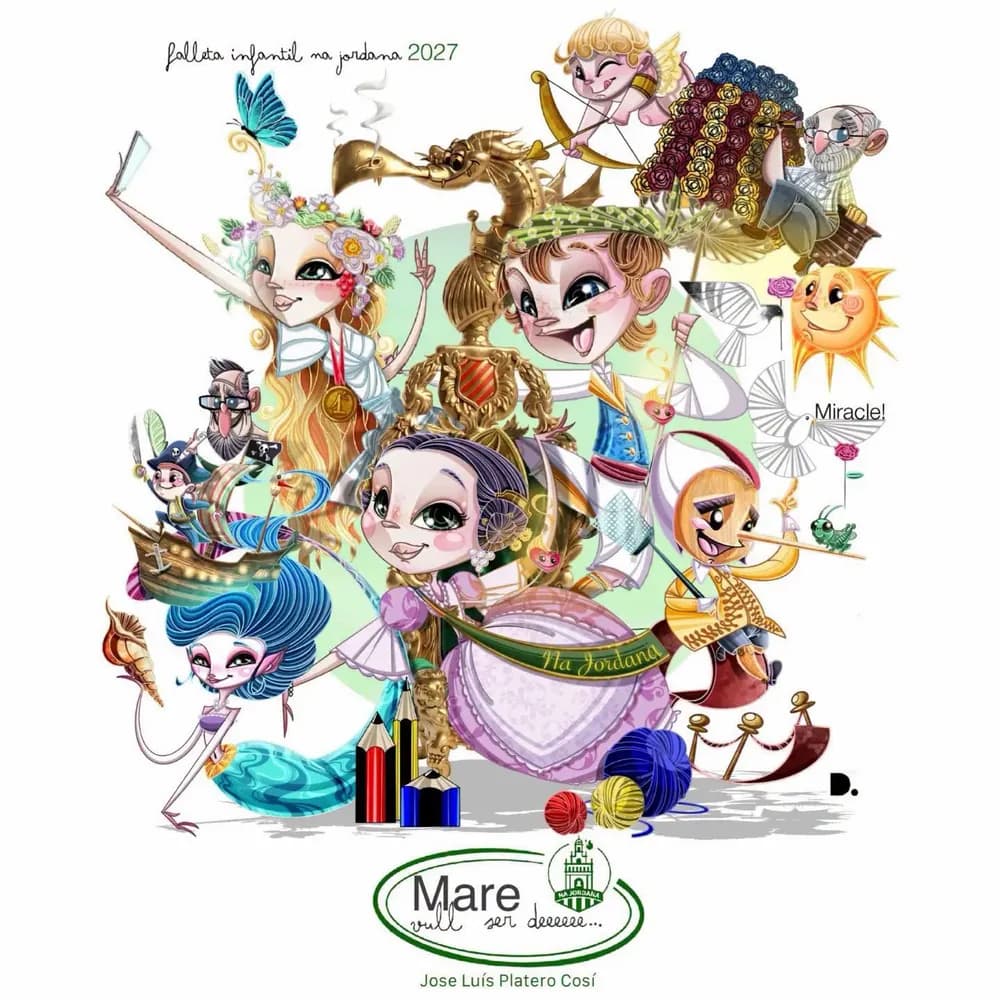 Projecte de la falla infantil Na Jordana per a les Falles 2027